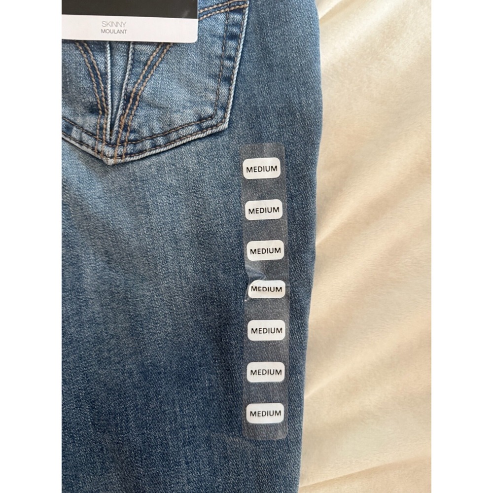 Indigo Blue Maternity Skinny Jeans Size Medium NWT - Picture 5 of 5